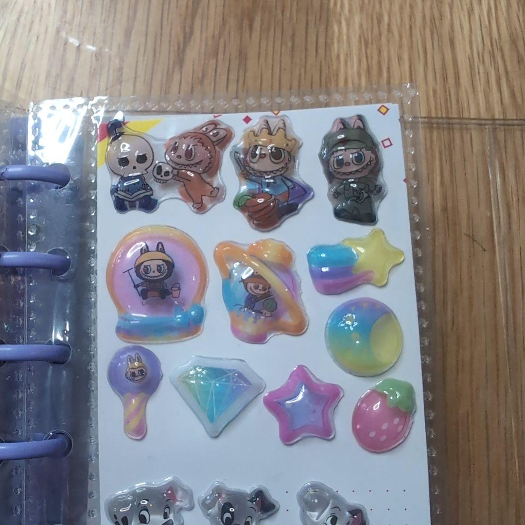 正規品 ボンボン プチ ミニ ウォーター デニム コットン おはじき シール帳