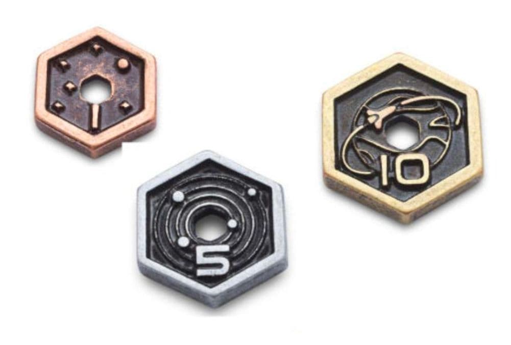 ボードゲーム「テラフォーミングマーズ」の金属製　メタル　セット