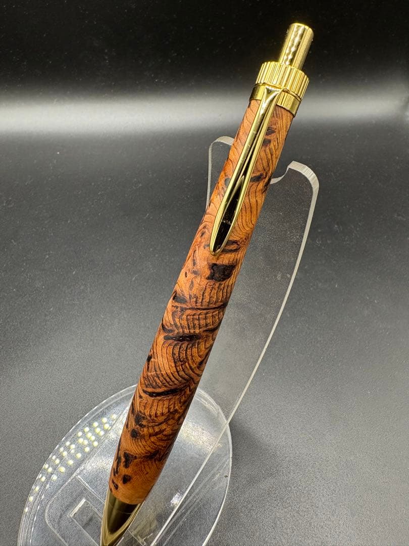 523極上　屋久杉　泡瘤　木軸シャーペン　ボールペン