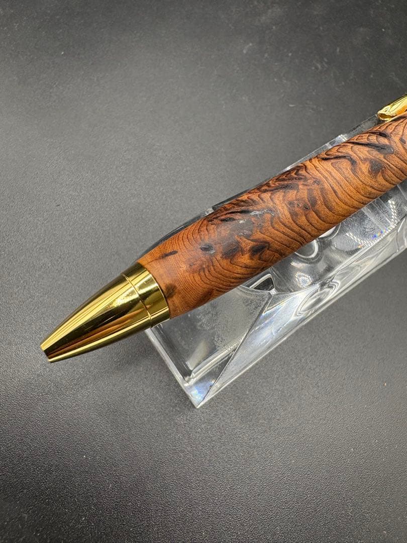 523極上　屋久杉　泡瘤　木軸シャーペン　ボールペン