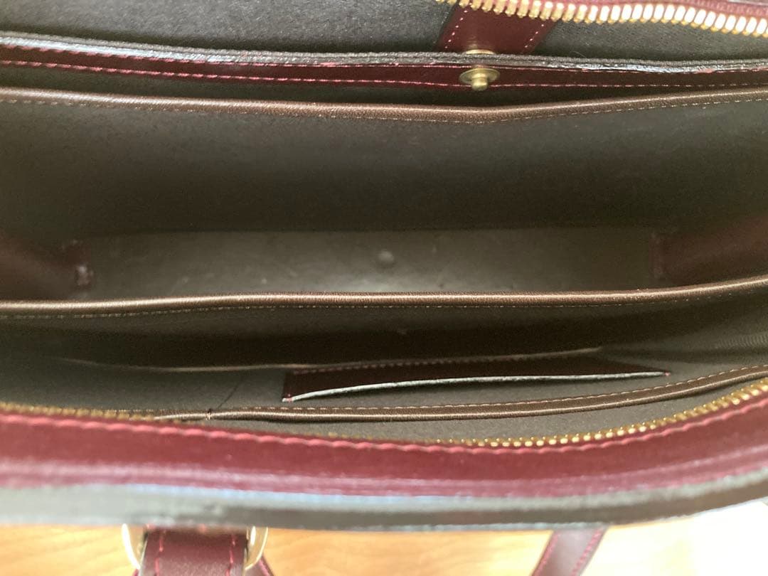 いたがき　ブリーフケース　A4ワイド　ボルドー