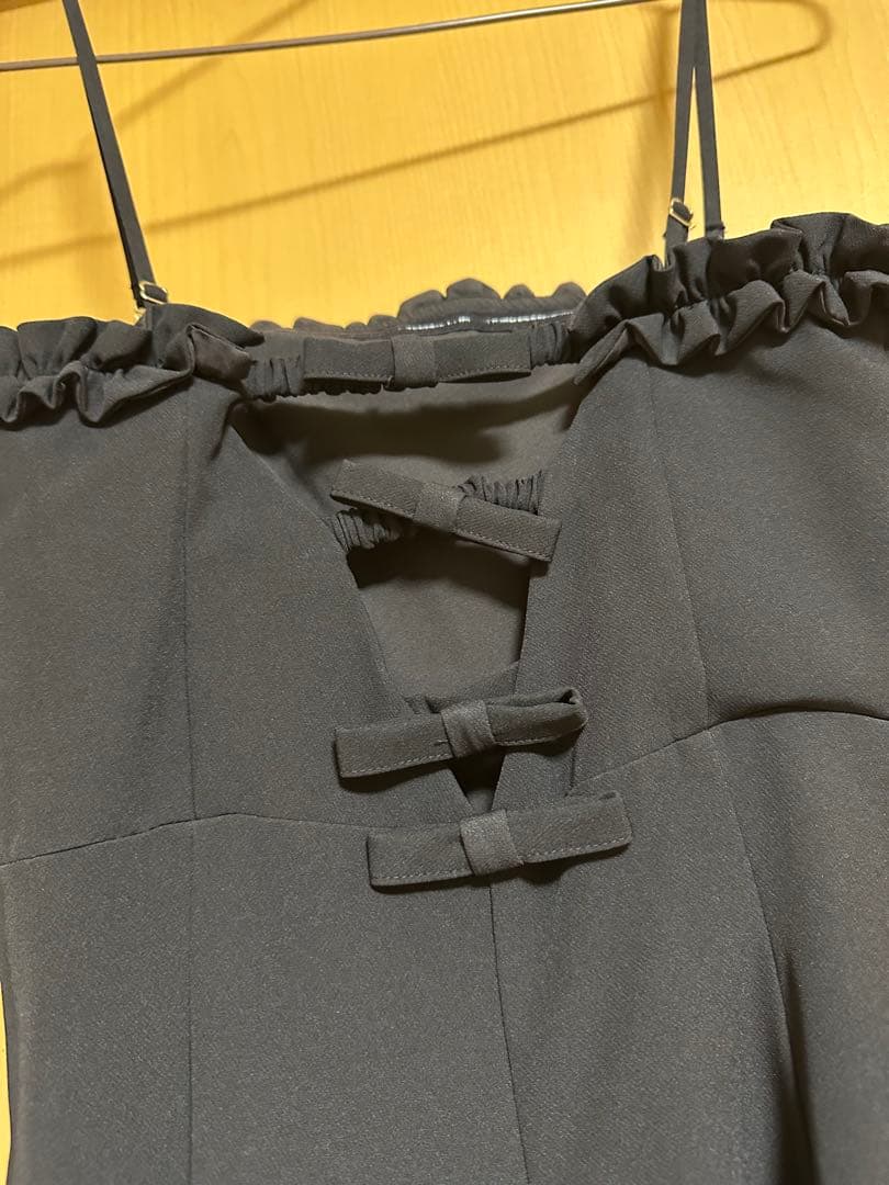 バックリボンベアオールインワン