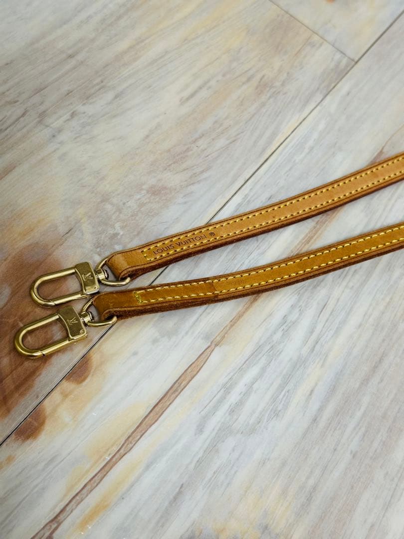 本日限定価格 正規品 ルイヴィトン ショルダー紐 ヌメ革 ストラップ バッグ