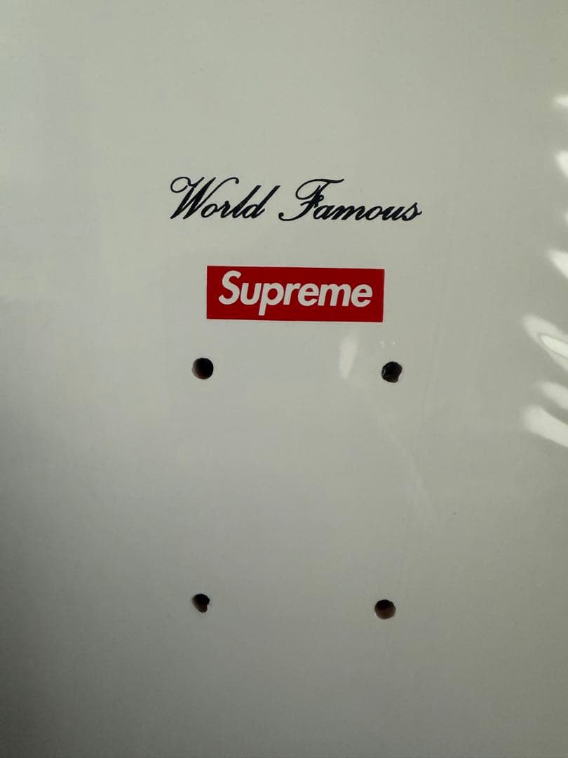 8/15まで 新品 20周年記念 Supreme スケートボードデッキ レア