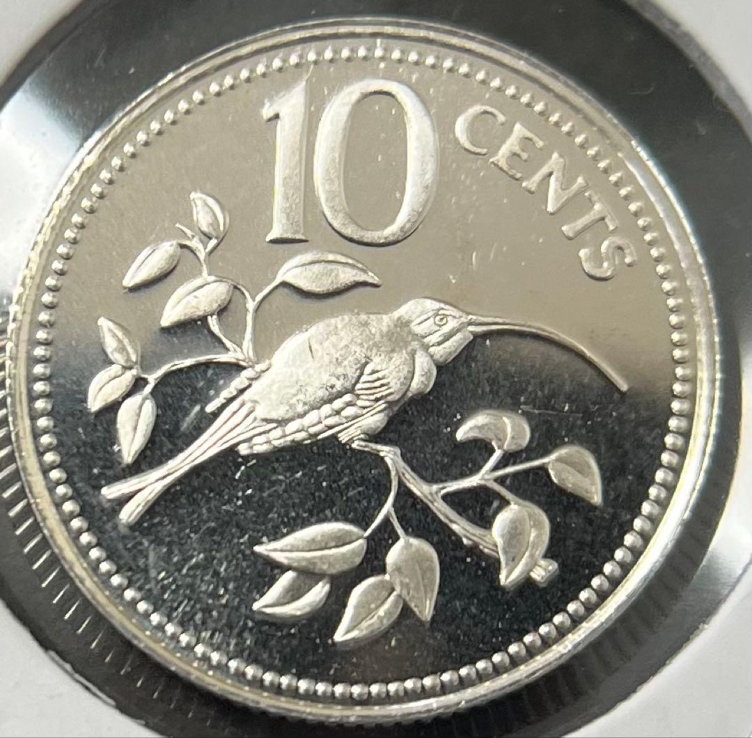 ベリーズ　1ドル〜1セントプルーフ銀貨　1975年　6枚まとめ