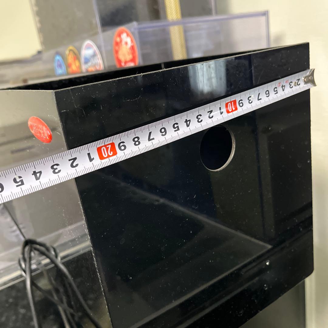 引き取り限定！アクリル水槽、背面、底面白1800✖︎600✖︎600上部濾過セット