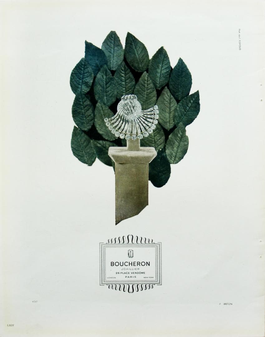 フランスの雑誌からのヴィンテージ広告　5種類／10アイテム