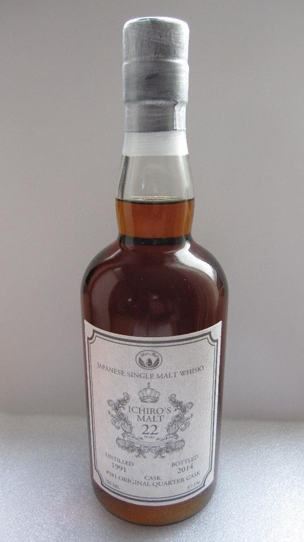 イチローズモルト  1991羽生　クォーターカスク22年高島屋限定150本