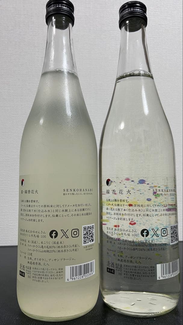 仙禽　裏線香花火　線香花火2本セット