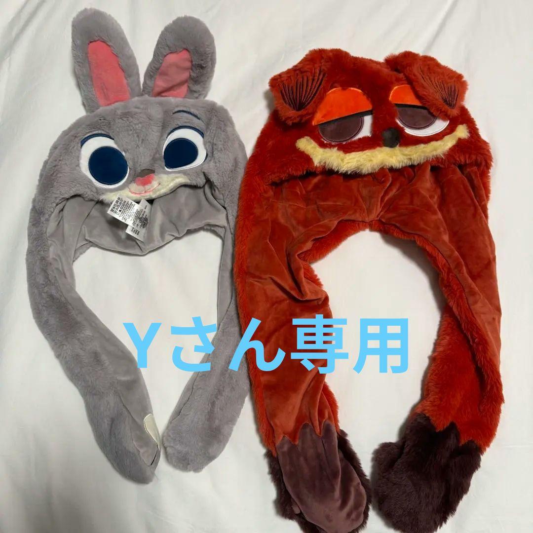 【上海ディズニー限定】ズートピア　ファンキャップ　ニック　ジュディ