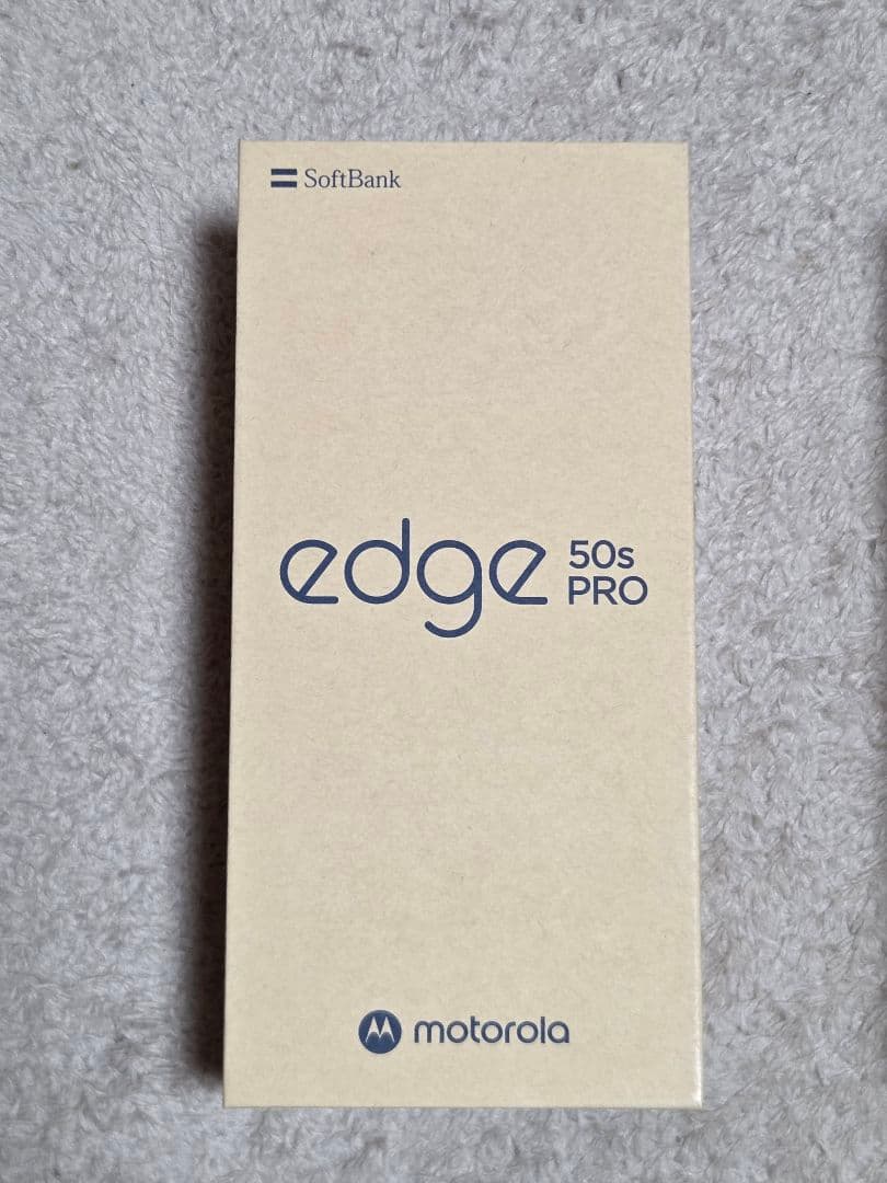 新品未使用 motorola edge 50s pro バニラクリーム 迅速発送