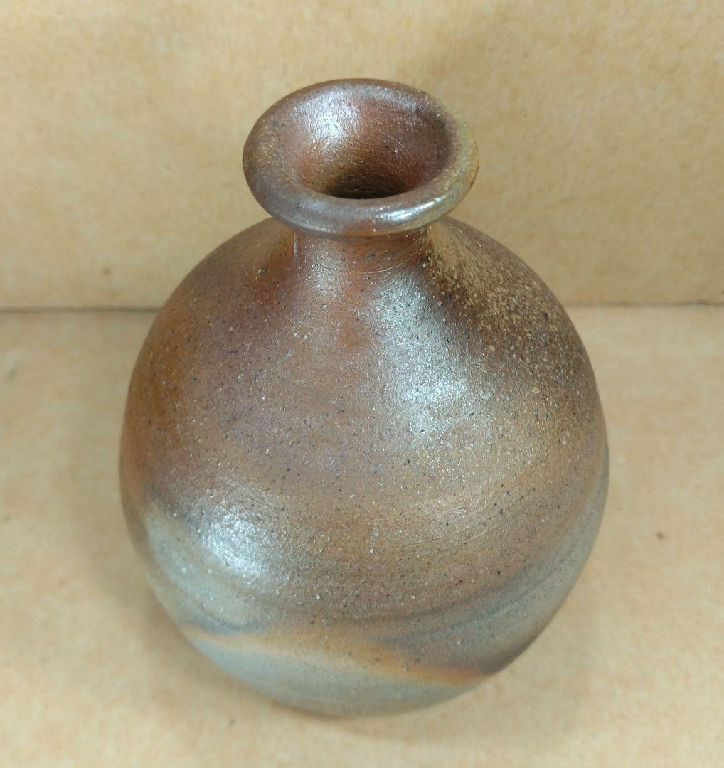 【本物保証】浦上善次 備前徳利 共箱 栞 岡山県重要無形文化財(備前焼) 美品