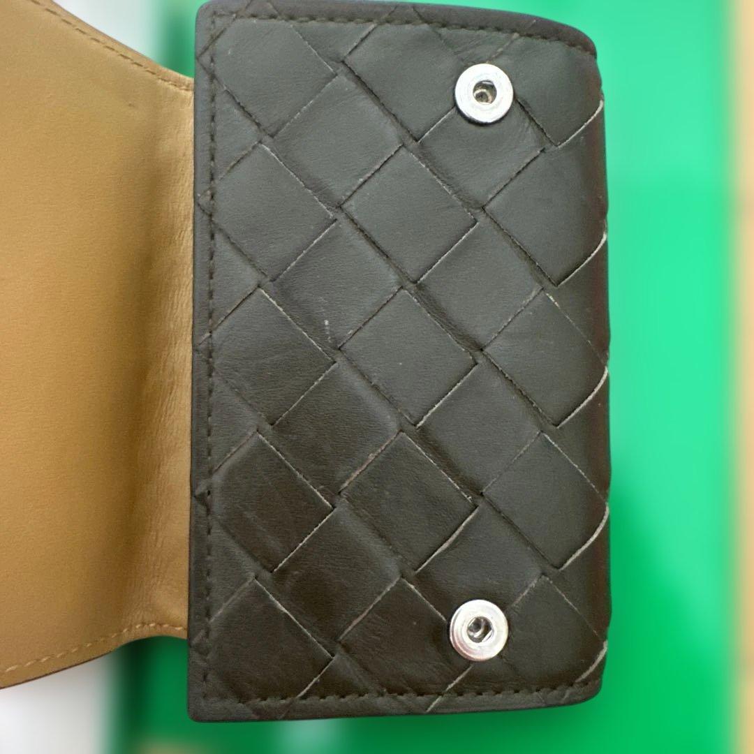 Bottega Veneta ブラウン レザー キーケース