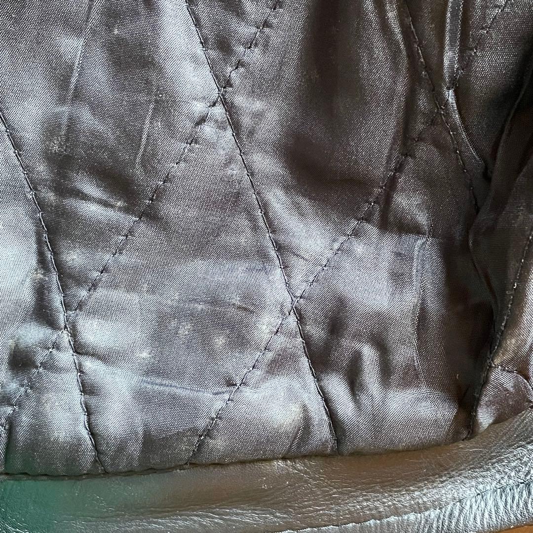 ■439 80年代ヨーロッパ ヴィンテージ古着 レザーライダースジャケット