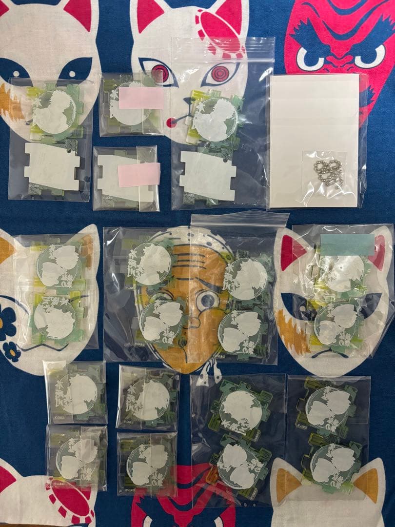 鬼滅の刃 繋がる　つながるアクリルパズルコレクション 不死川実弥　12点セット