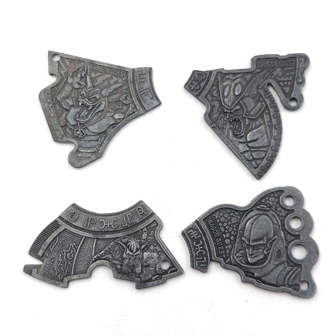 森永 ドラゴンクエストミルクキャラメル メタルプレート フルコンプ 箱付き