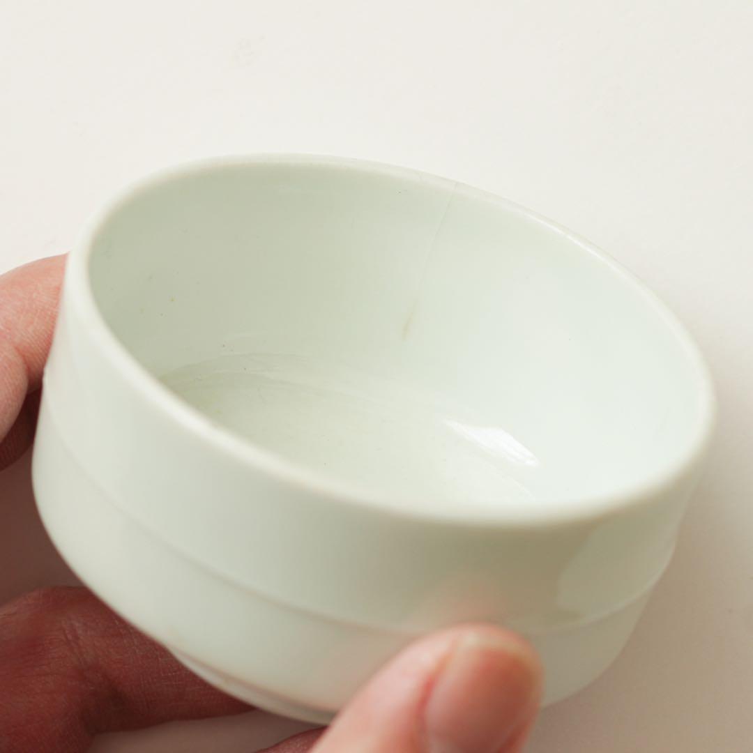 古伊万里　伊万里　江戸　胴紐　半筒　白磁　猪口　酒器　【おまけ付き】