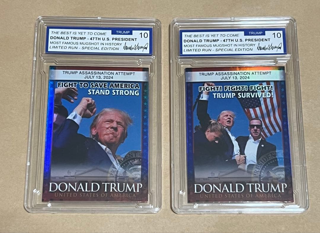 ドナルド・トランプ　ケース入り トレーディングカード