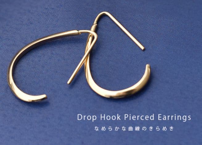 K*t様 ツツミ　k18　フックピアス