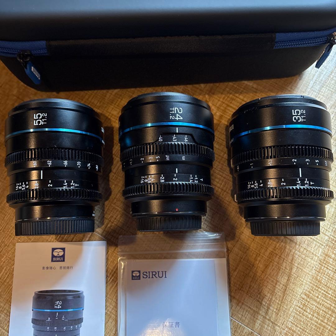 美品 SIRUI Night Walker 24/35/55 Sony E