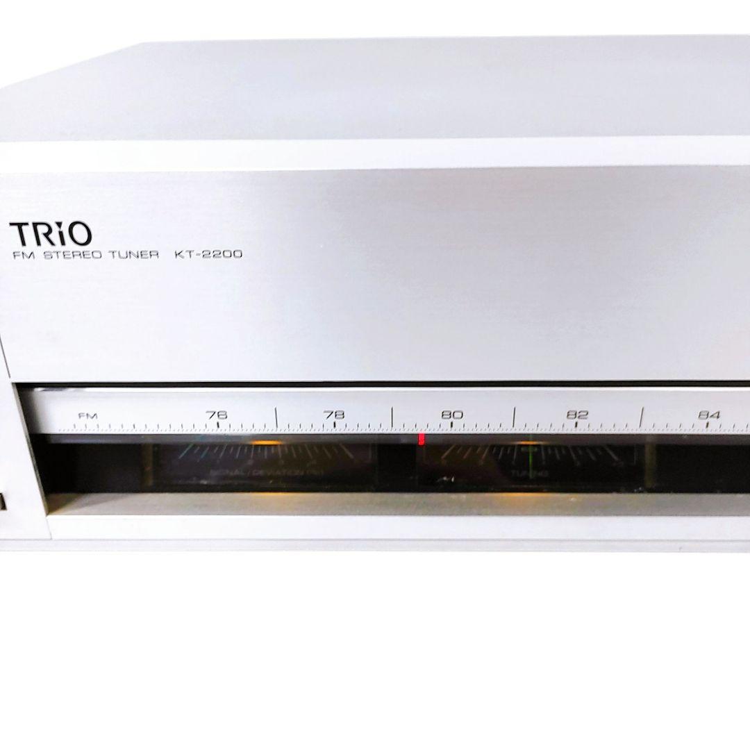 【美品】TRIO KT-2200 FMチューナー トリオ