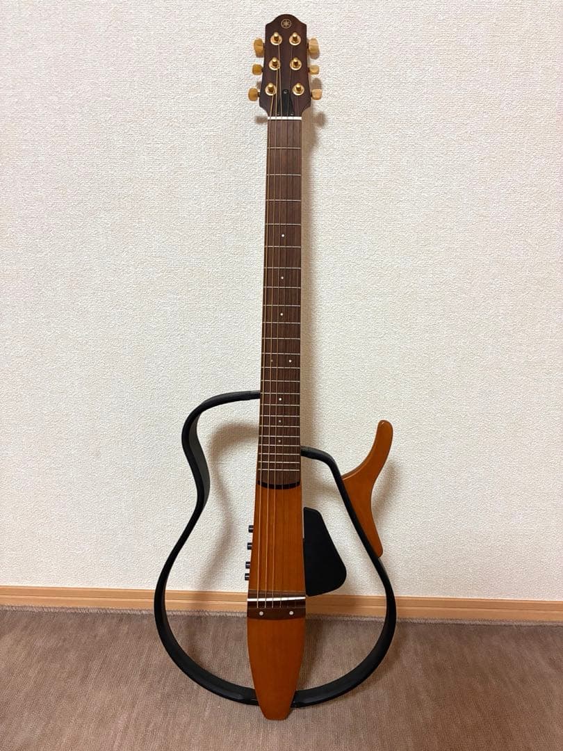 【YAMAHA SLG110S】サイレントギターセット ソフトケース付き【美品】