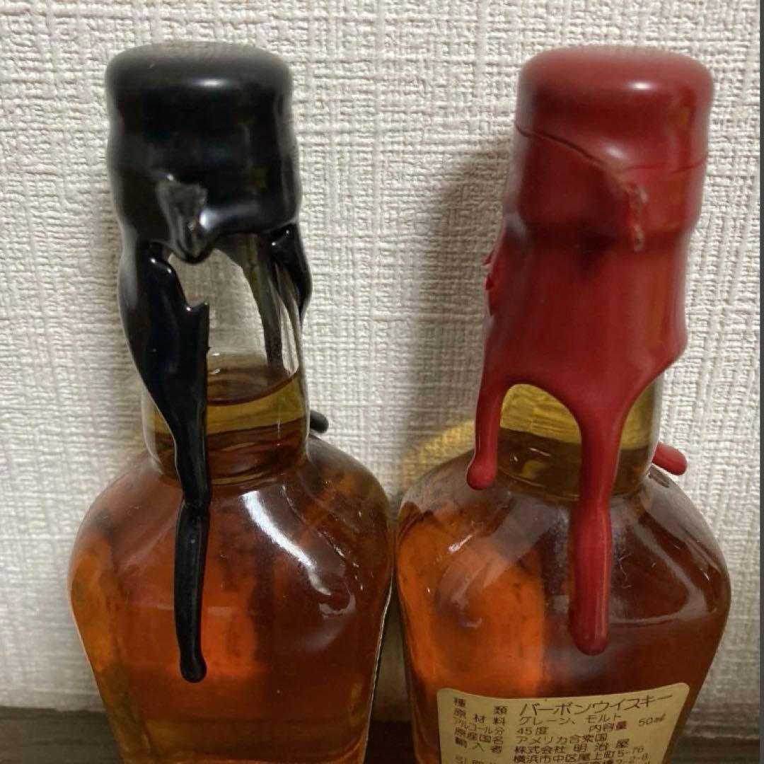 バーボンウイスキー　ミニボトル（50ml）4本セット