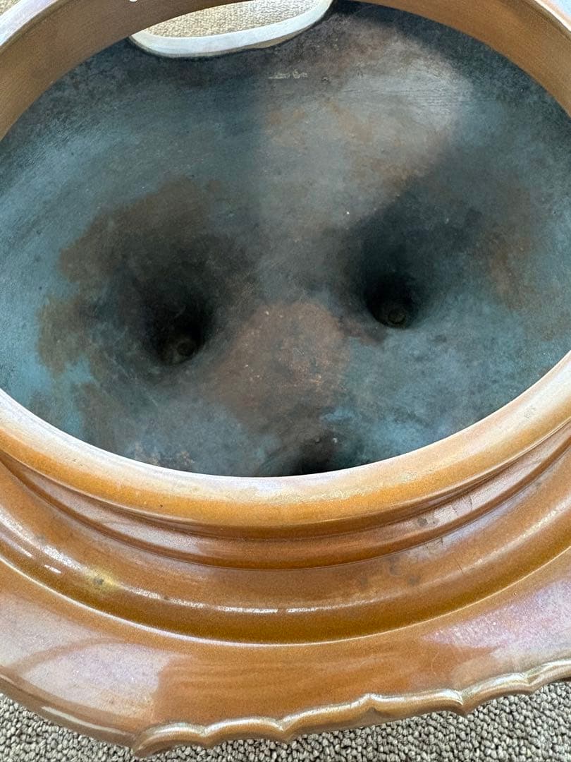 茶道具　高橋敬典作　朝鮮釜　朝鮮風炉　他4点セット　1/2ページ