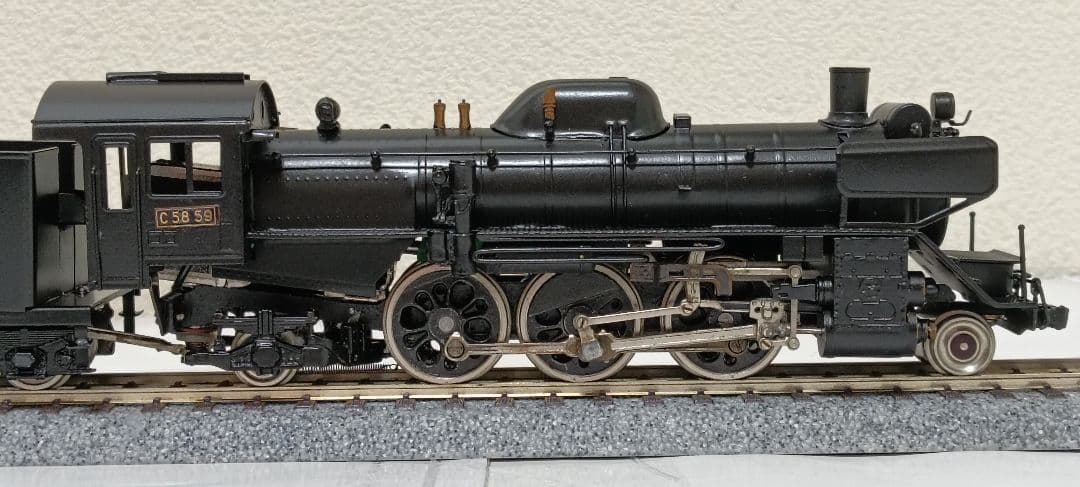 HOゲージ 宮沢模型 Ｃ58門デフ蒸気機関車、メンテナンス済
