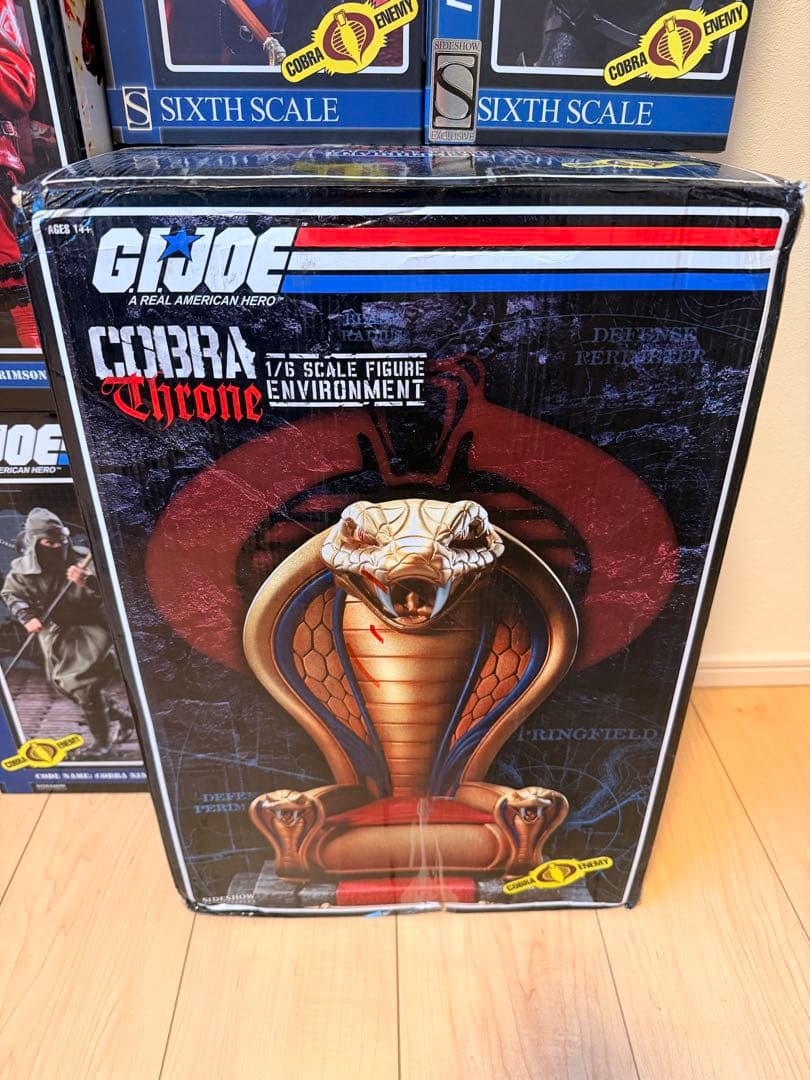サイドショウ 1/6 コブラ とG.I.ジョー　25体セット + コブラの王座付