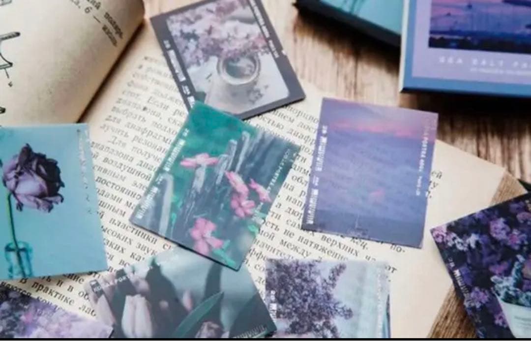 W1424.TRAVEL THE WORLD ボックス入りフォトステッカー 8種