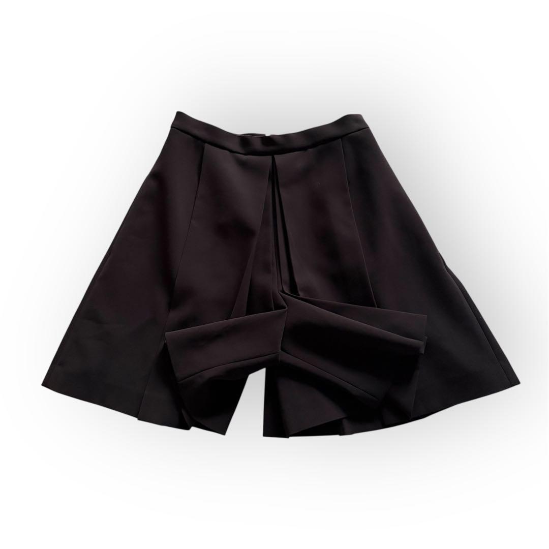 極美品❤︎FOXEY NEW YORK プリーツキュロットスカート 38 黒