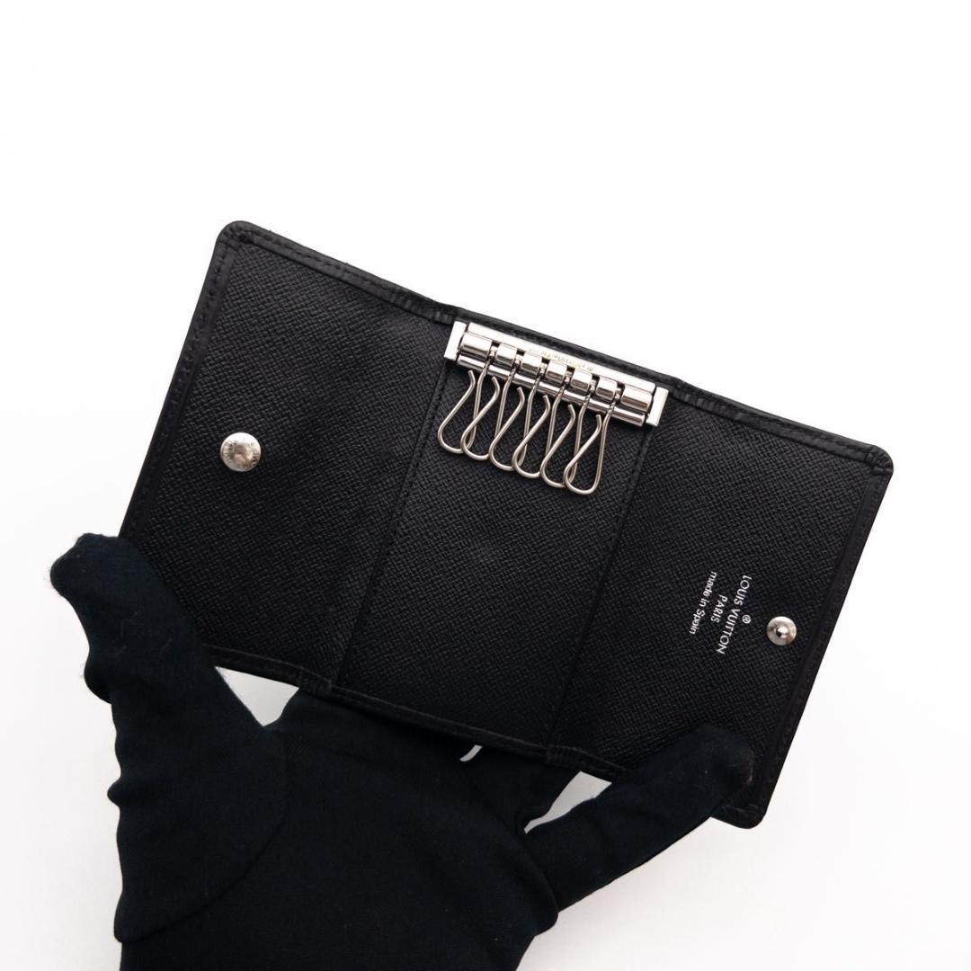 【超極美品】ルイヴィトン ミュルティクレ6 エピ　ノワール