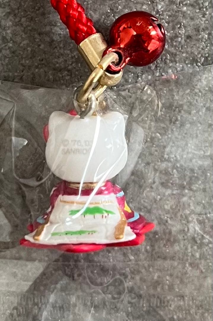 ご当地キティ　三重限定　根付け　2003年 新品未使用　伊勢　姫　着物　和服