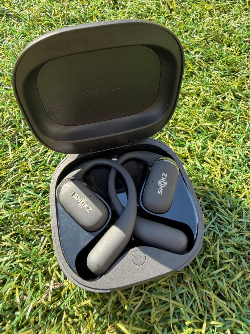 SHOKZ 骨伝導イヤホン ケース付き Open Fit2