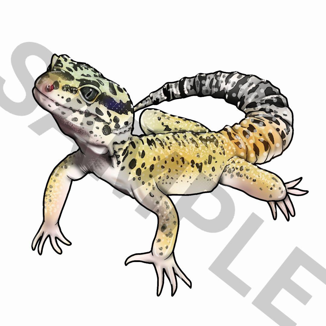 [ほり。]爬虫類ステッカー