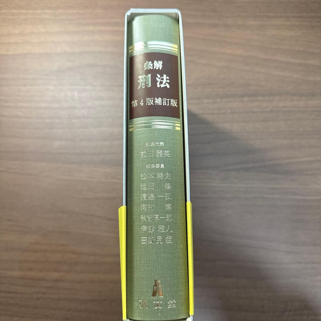 条解刑法　第4版補訂版