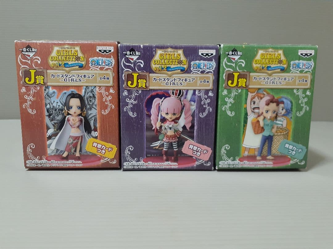 ワンピース 一番くじ カード スタンドフィギュアセット ハンコック ペローナなど