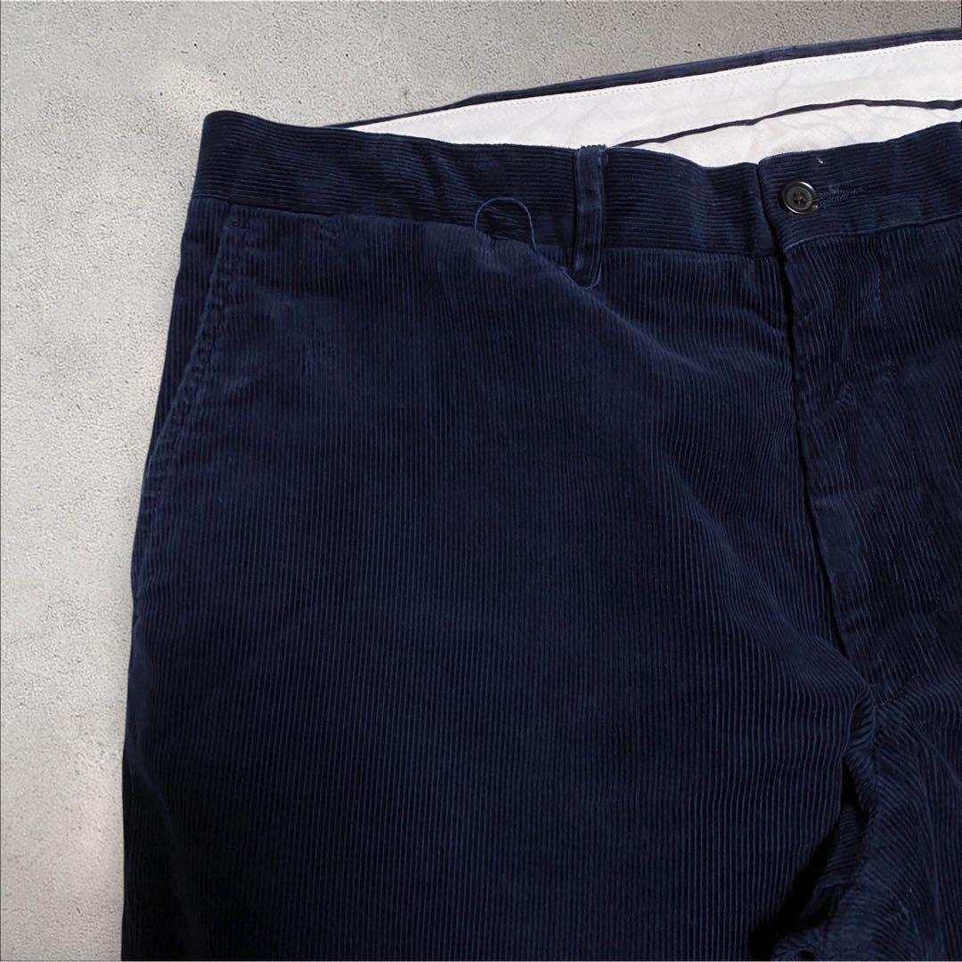 ポロラルフローレン 太畝コーデュロイパンツネイビー36/32クラシックフィット