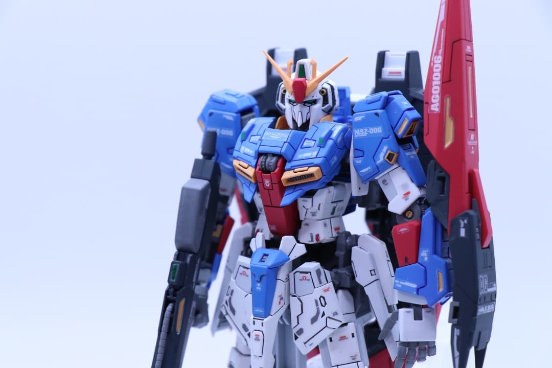 RG 1/144 ゼータガンダム Zガンダム 【改修 塗装 完成品】