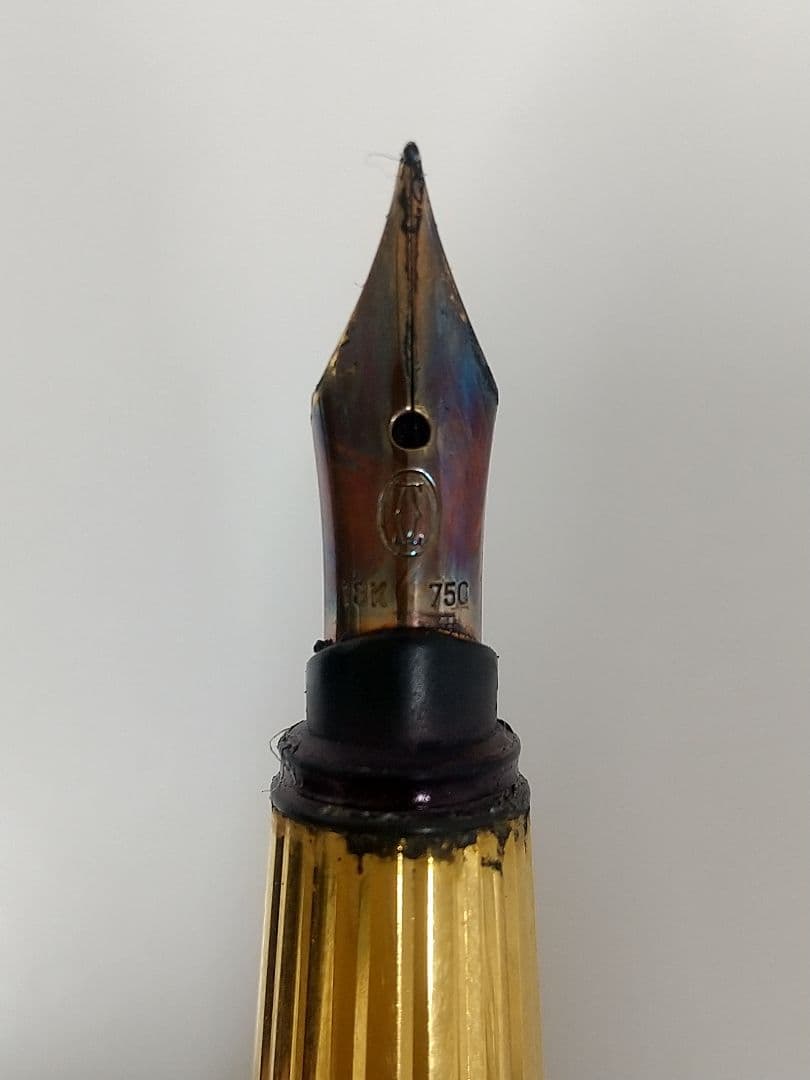 Cartier 万年筆 ゴールド