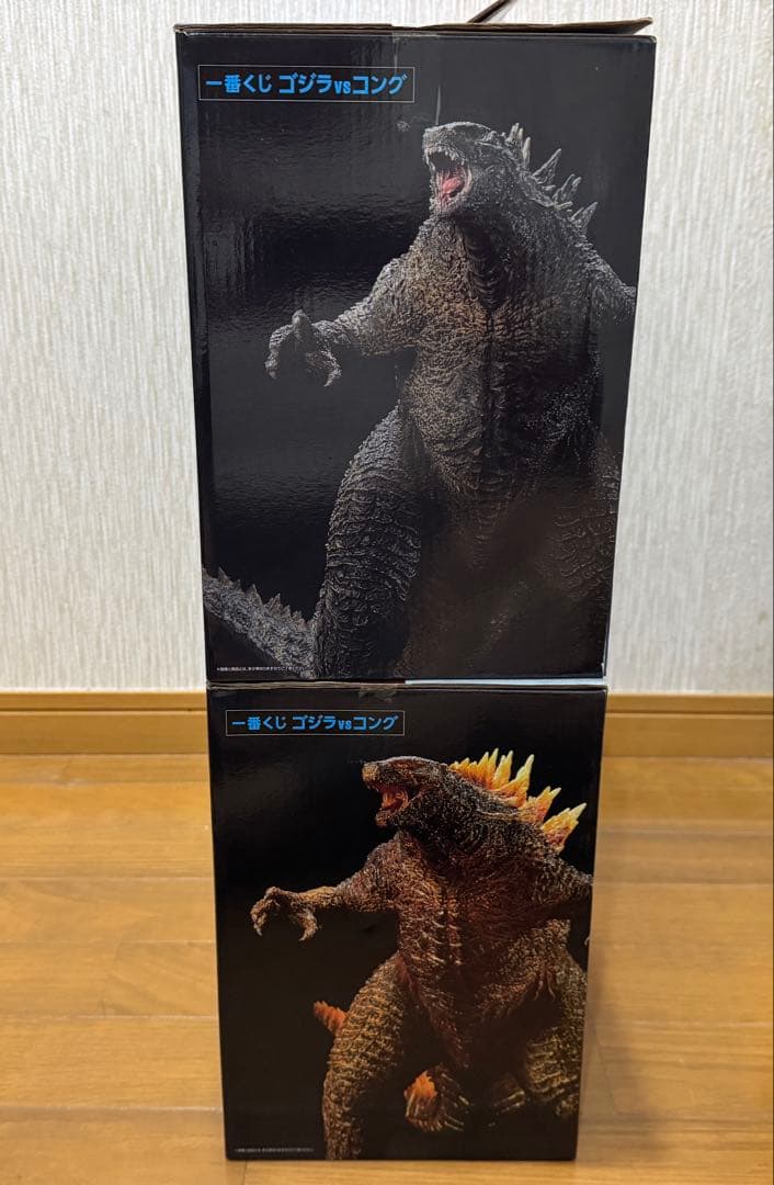 一番くじ　ゴジラ　ゴジラvsコング　A賞&ラストワン2体セット　新品未開封