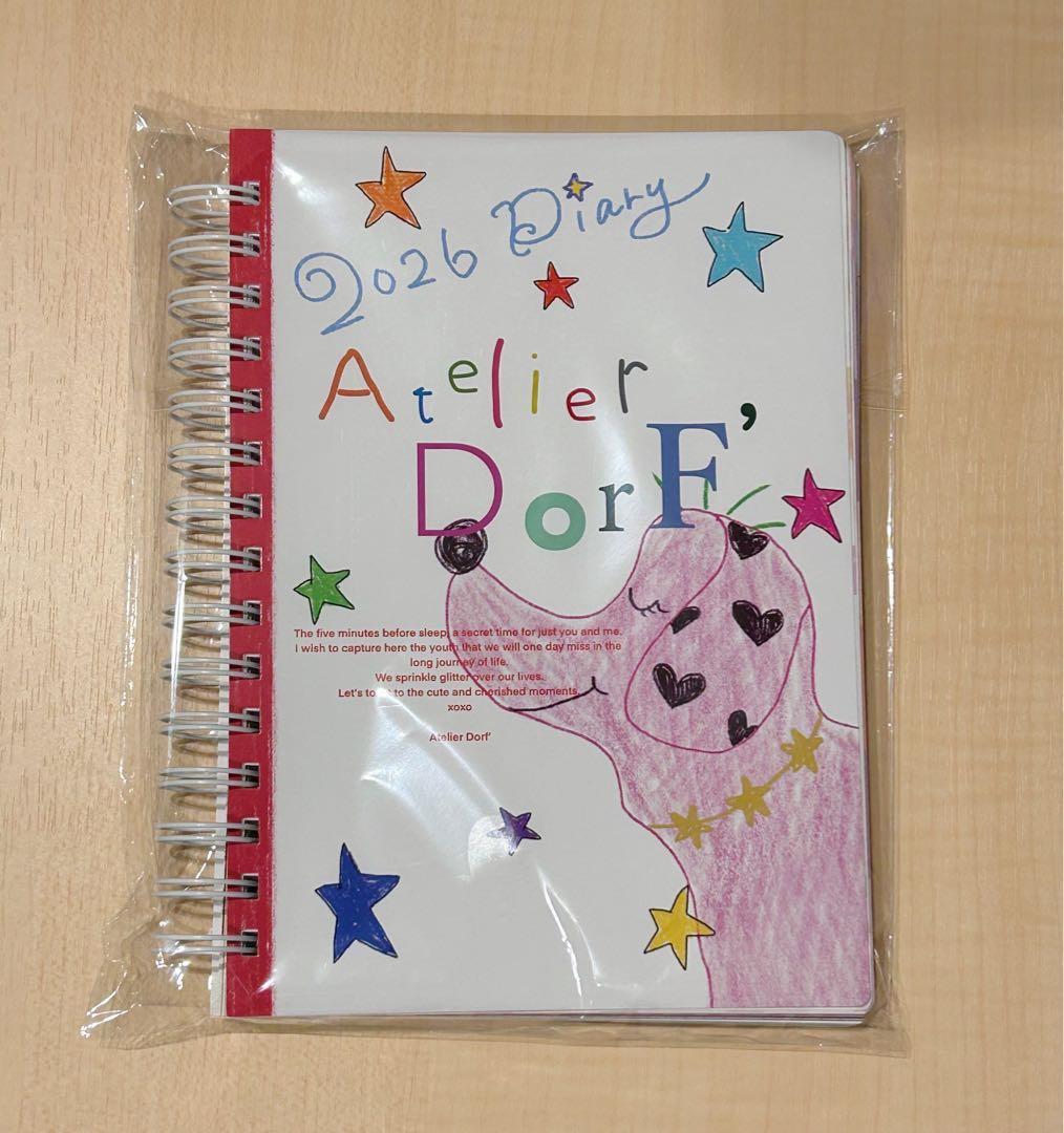 【新品】Atelier DorF' 加藤愛理 スケジュール帳 2026