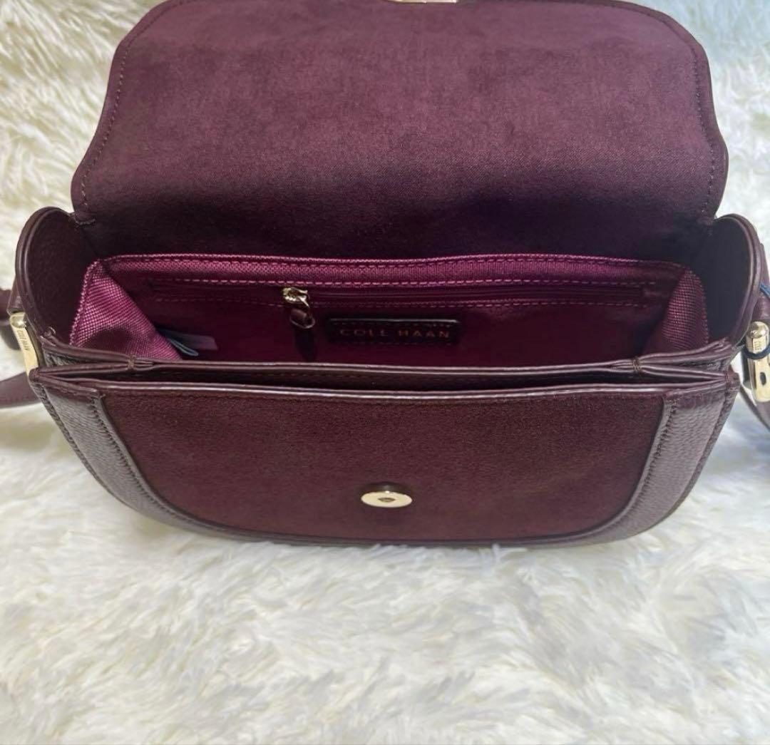 カナリア 新品未使用コールハーン　クラッシックミニサドルショルダーバッグ