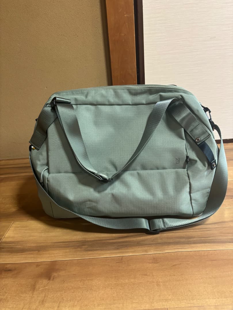 MILESTO Hutte ボストンバッグヒュッテ　アッシュグリーン　35L