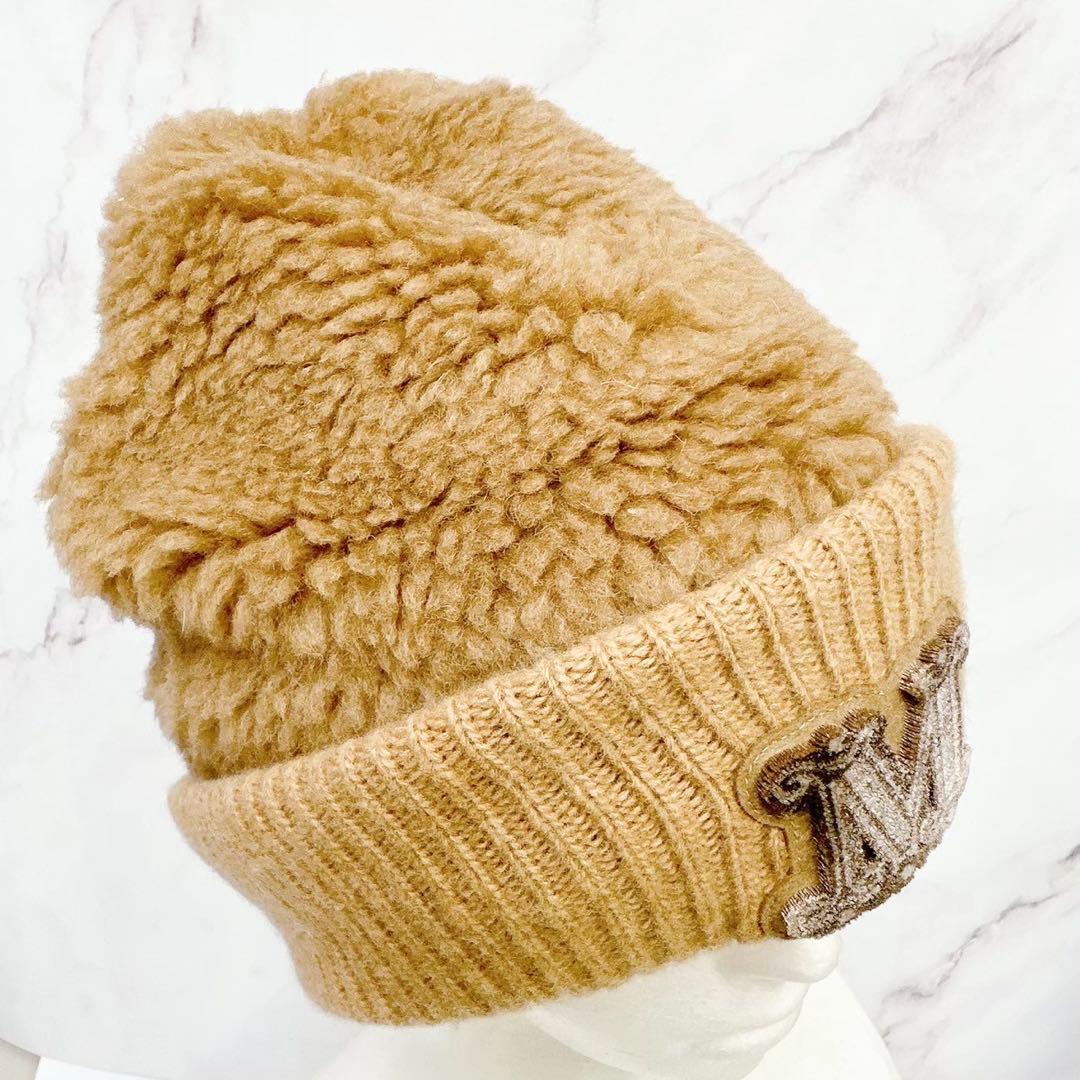 定価60,500円◆Max Mara◆マックスマーラ ニット帽 ビーニー 帽子