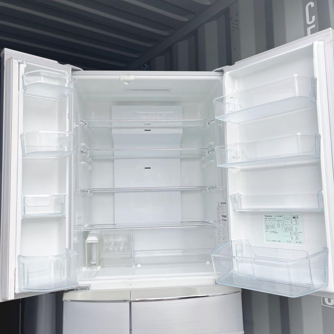 38取付無料！パナソニック自動製氷搭載！スタイリッシュシルバー6ドア冷蔵庫！