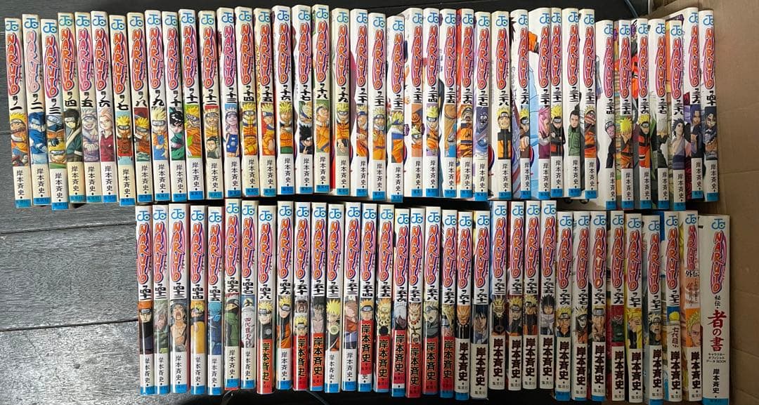 【初版多数】NARUTO ナルト 全72巻セット+ 外伝＋者の書　岸本 斉史