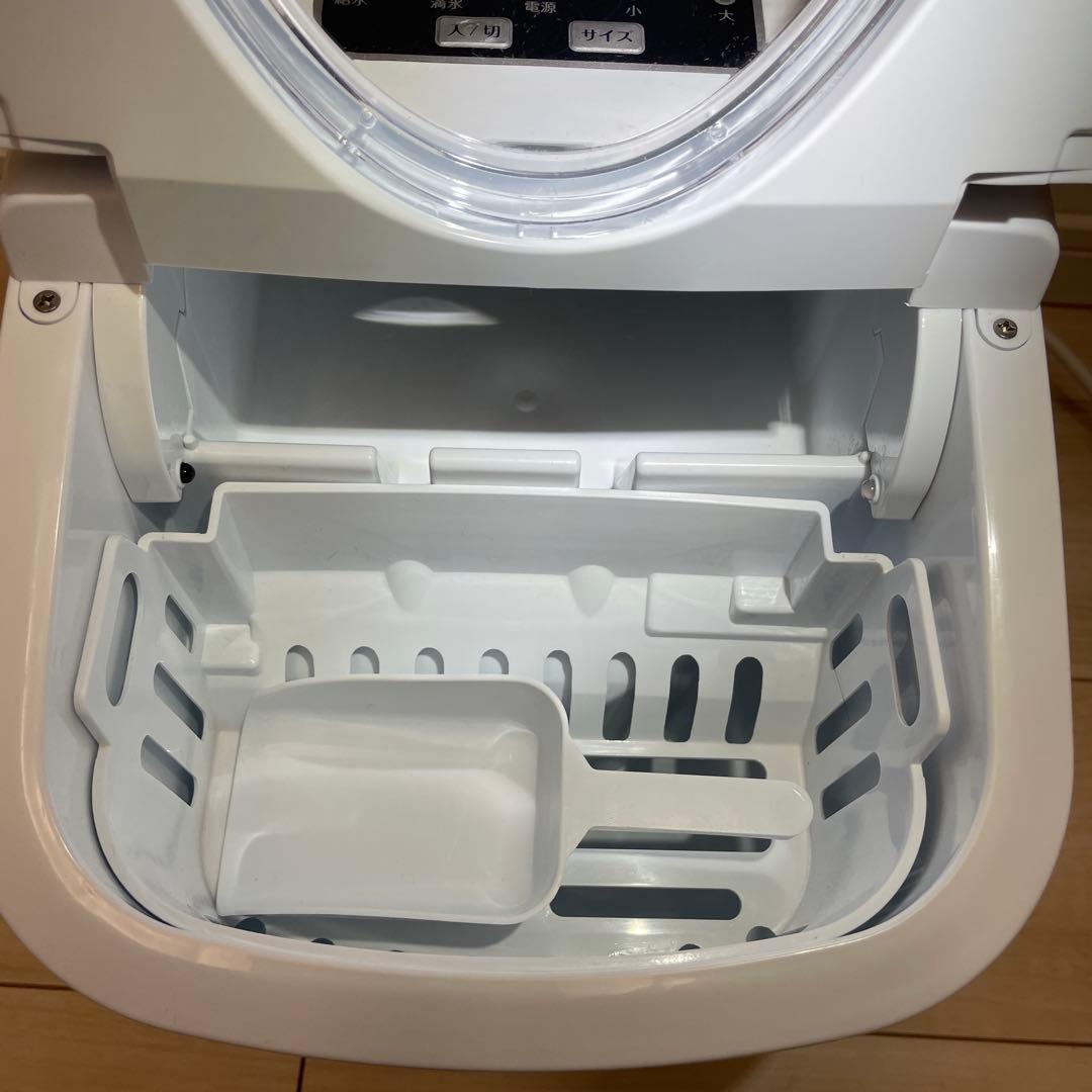 高速　コンパクト　製氷機　リブザ　氷製造機　　小型　白 アイスメーカー