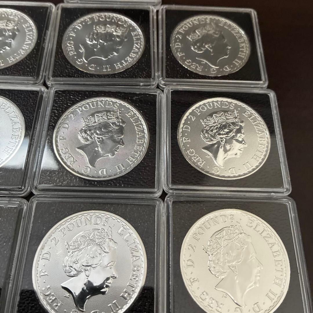 2021年　イギリス　ブリタニア銀貨 1オンス　10枚セット　ブリタニア